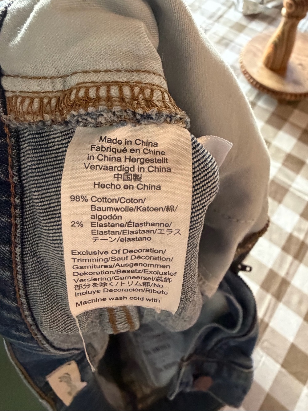 Madewell Light Blue Denim Cutoff Shorts - Picture 3 of 3